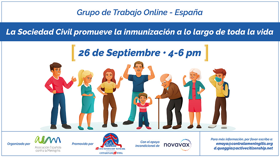 2023 civil society promoting vaccination across the life course online focus groups series 2023 STD Spain